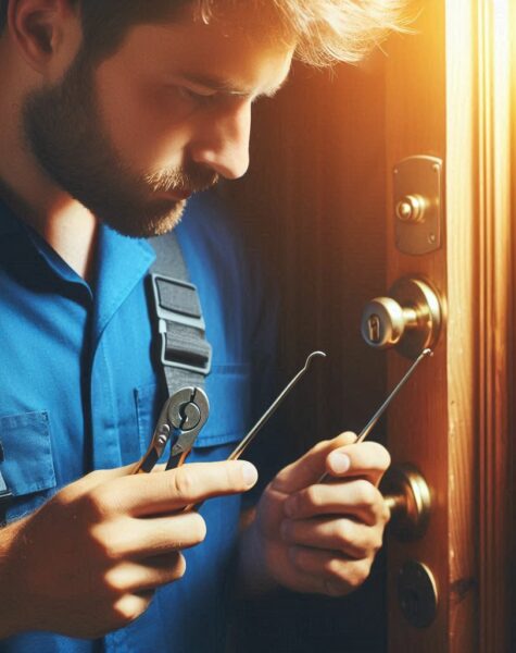 Anderlecht - ouverture porte par un serrurier