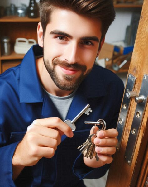 Etterbeek - door opened by a locksmith