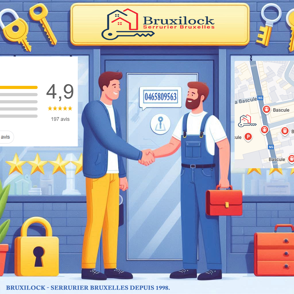 Google reviews - Customer reviews - Bruxilock La Bascule - Chaussée de Waterloo 715 1180 Uccle Brussels